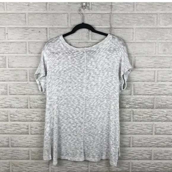 Chico’s Open Knit Embellished Top - Picture 8 of 11